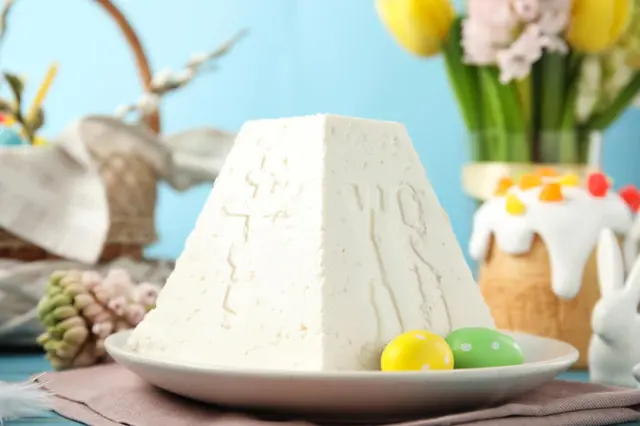Paskha de Pâques au fromage cottage