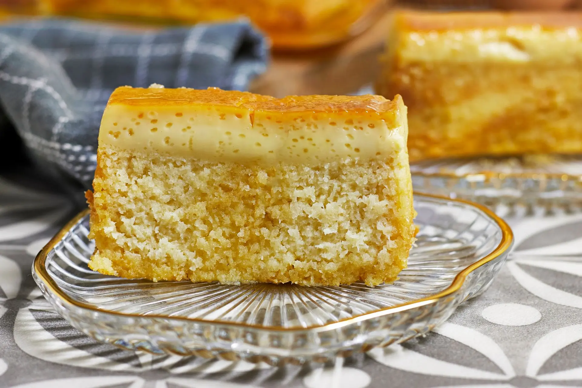 Flan de noix de coco sauce caramel