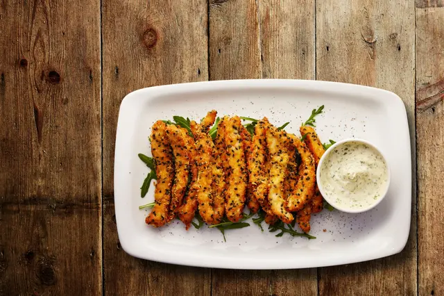 Goujons de morue au sésame à la sauce tartare