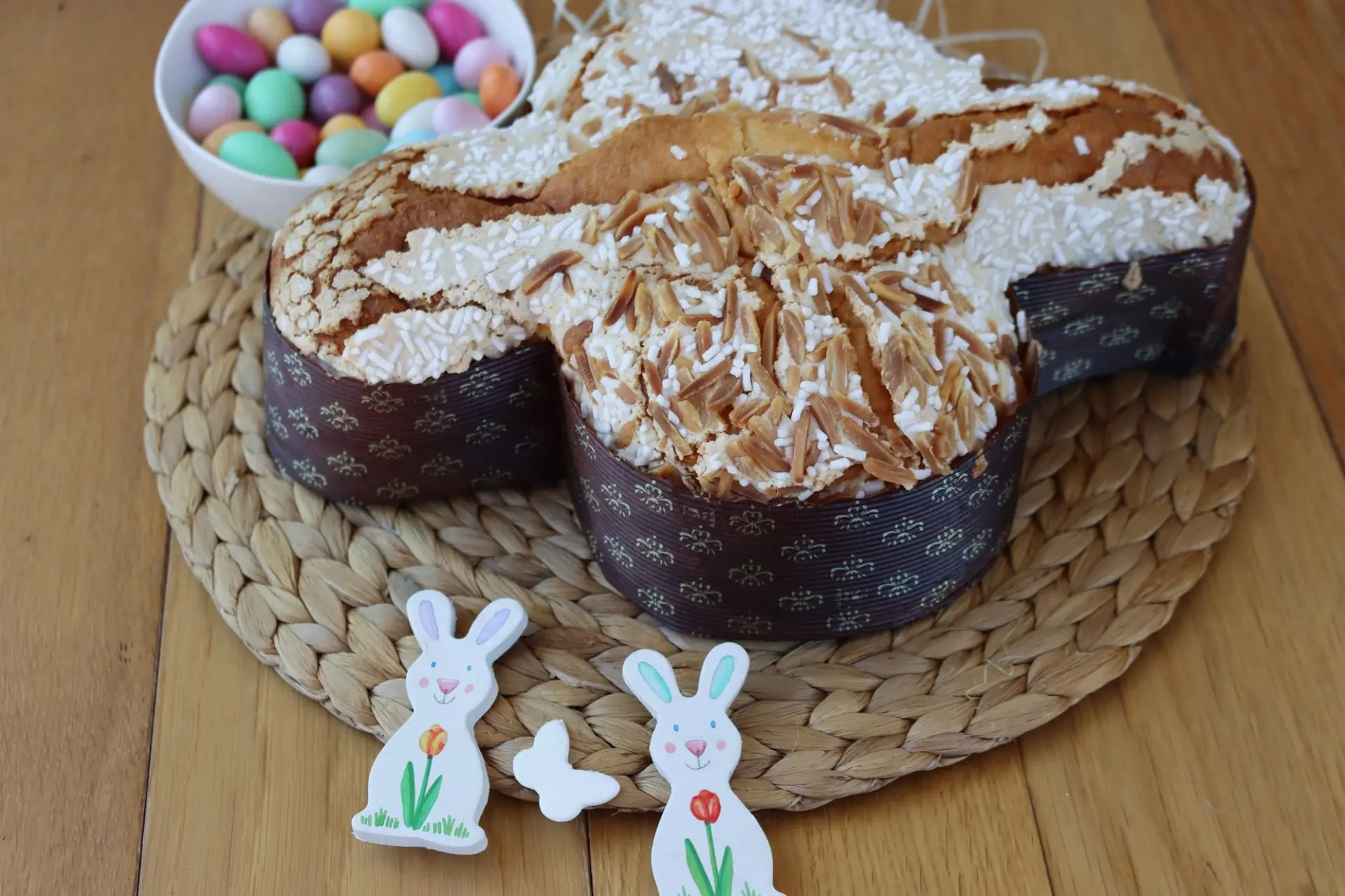 Colomba pasquale - gâteau italien pour Pâques