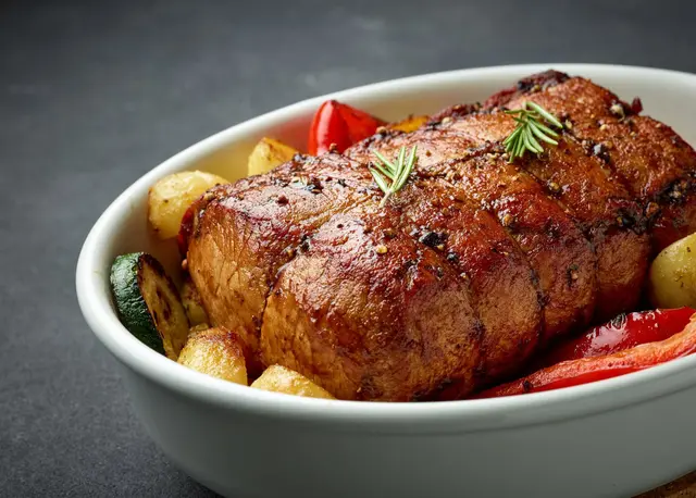 Rôti de porc pomme de terre au four