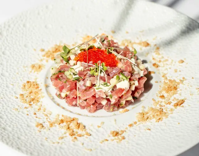 Recette tartare de thon et oeufs de lumps