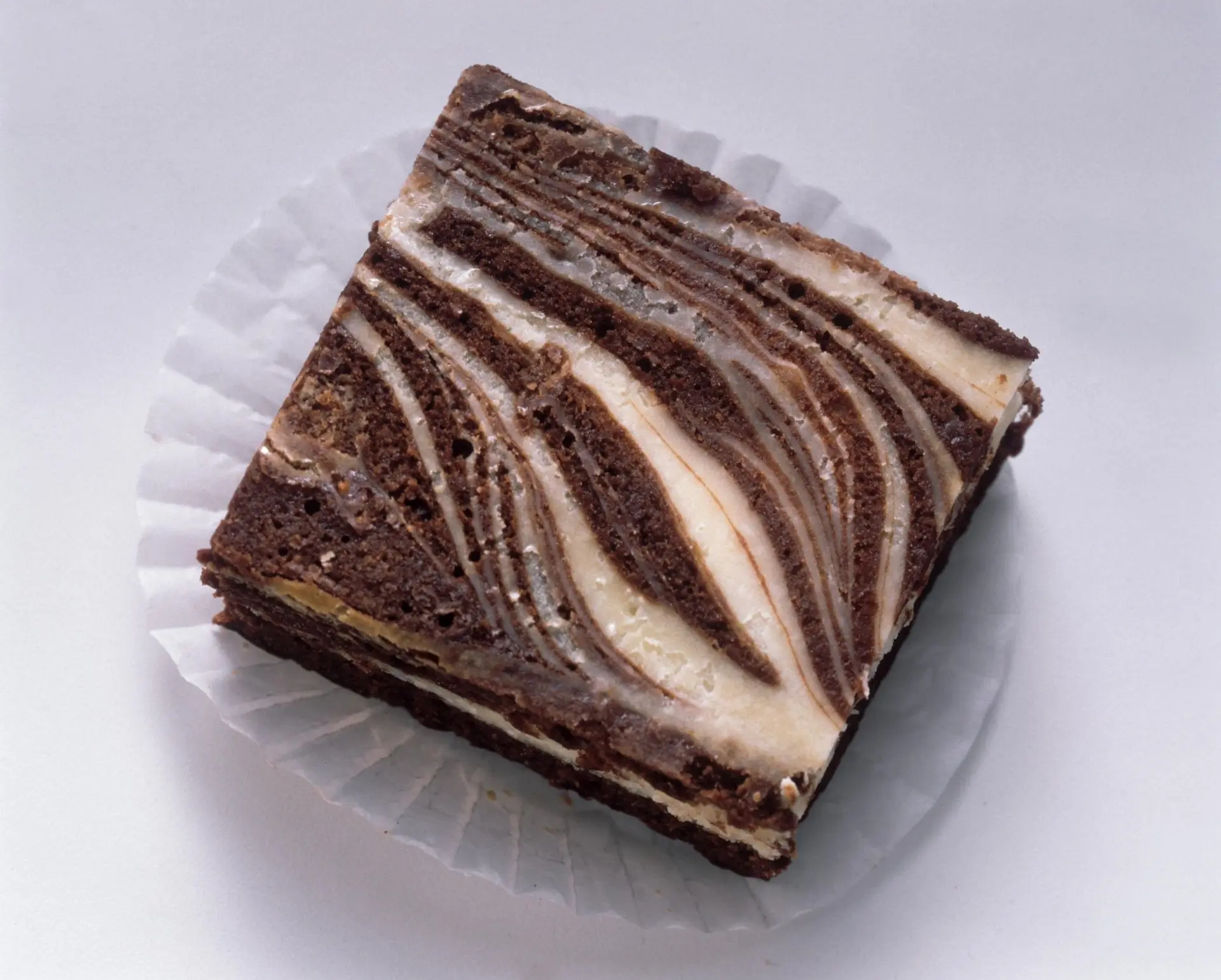 Brownie au cheesecake marbré