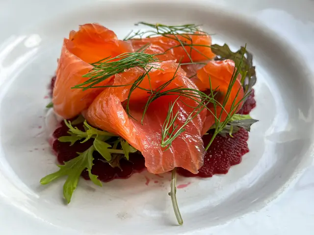 Recette gravlax de truite avec tranches de betterave