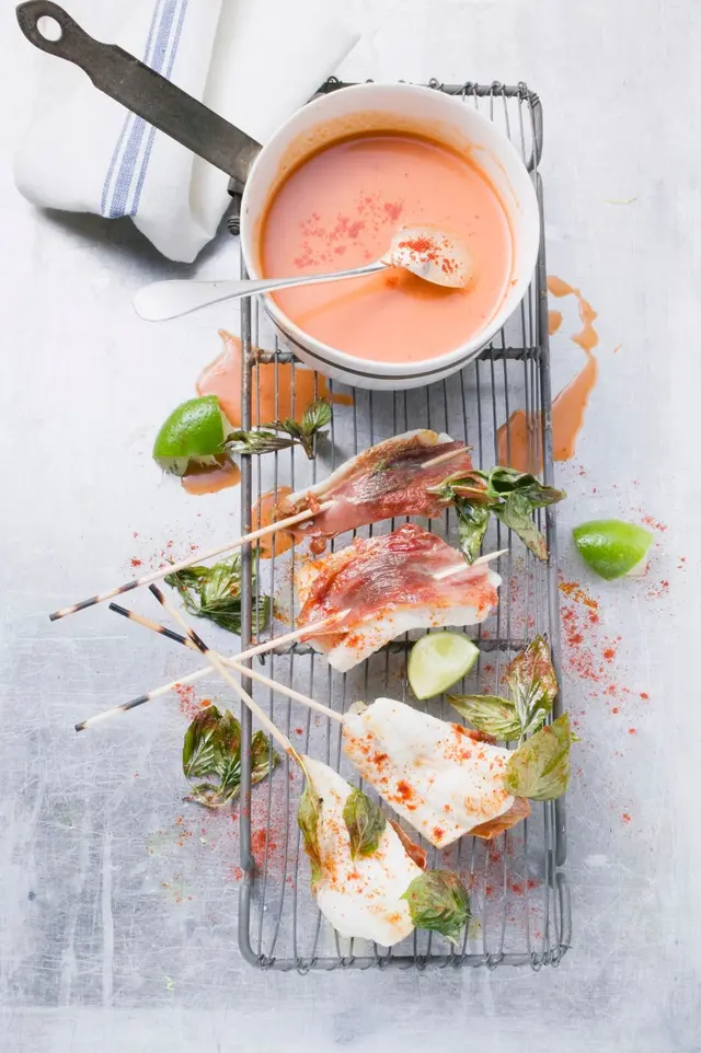 Saltimbocca de sole, sauce tomate et coco