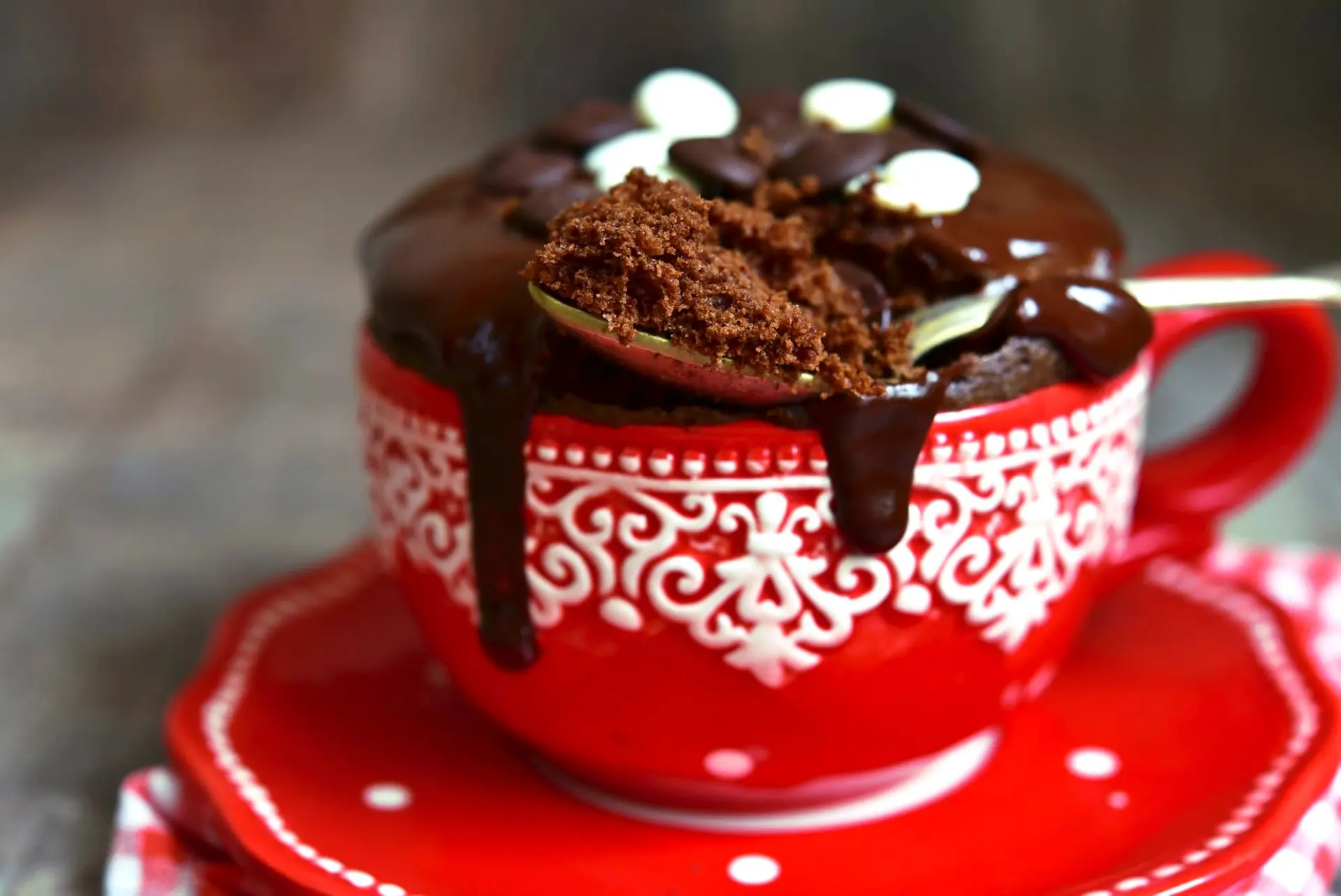 Mug cake au chocolat