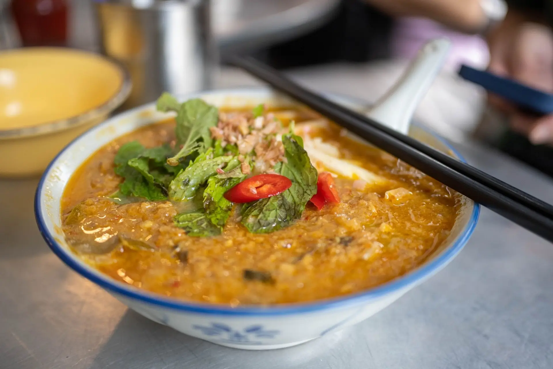 Laksa Medan, soupe de nouilles et de poisson