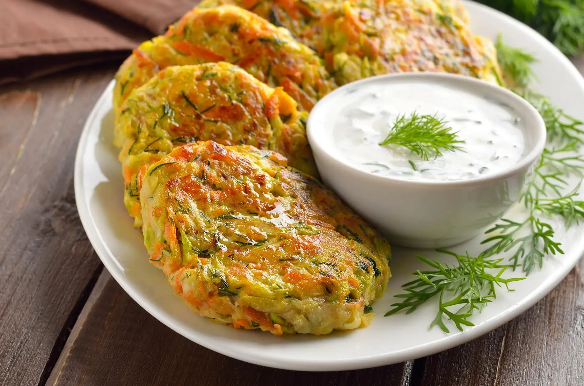 Galette de légumes aux courgettes et aux carottes