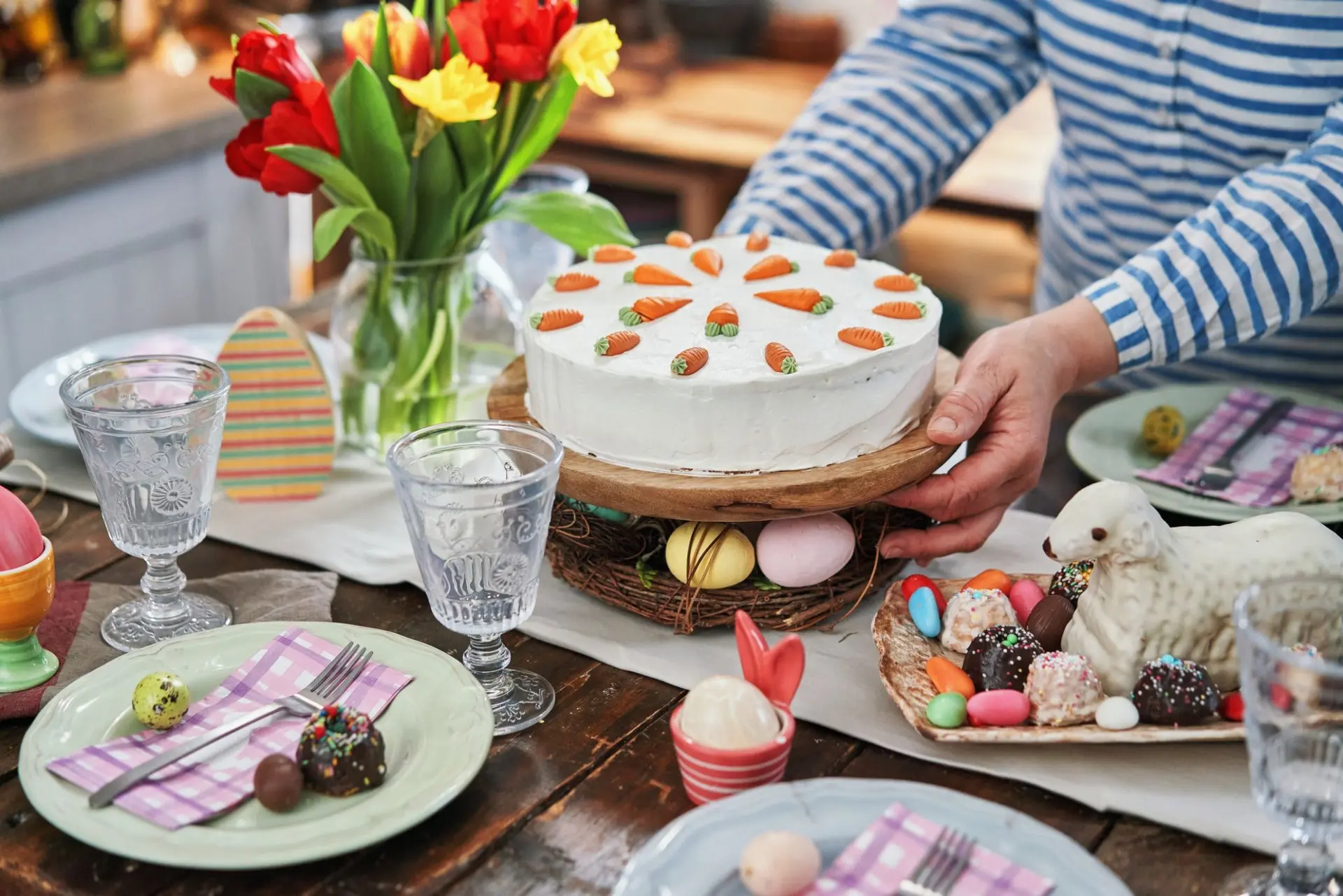 Gâteau aux carottes pour Pâques