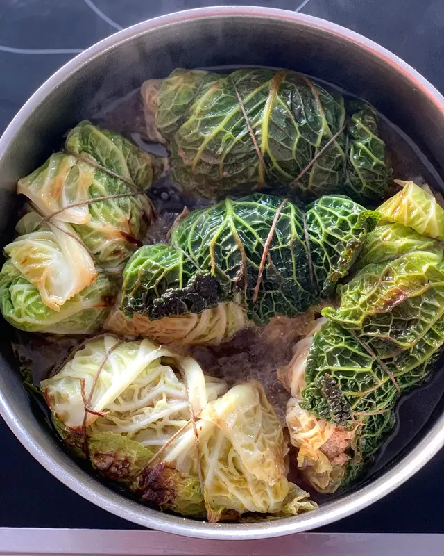 Rouleaux de chou farcis