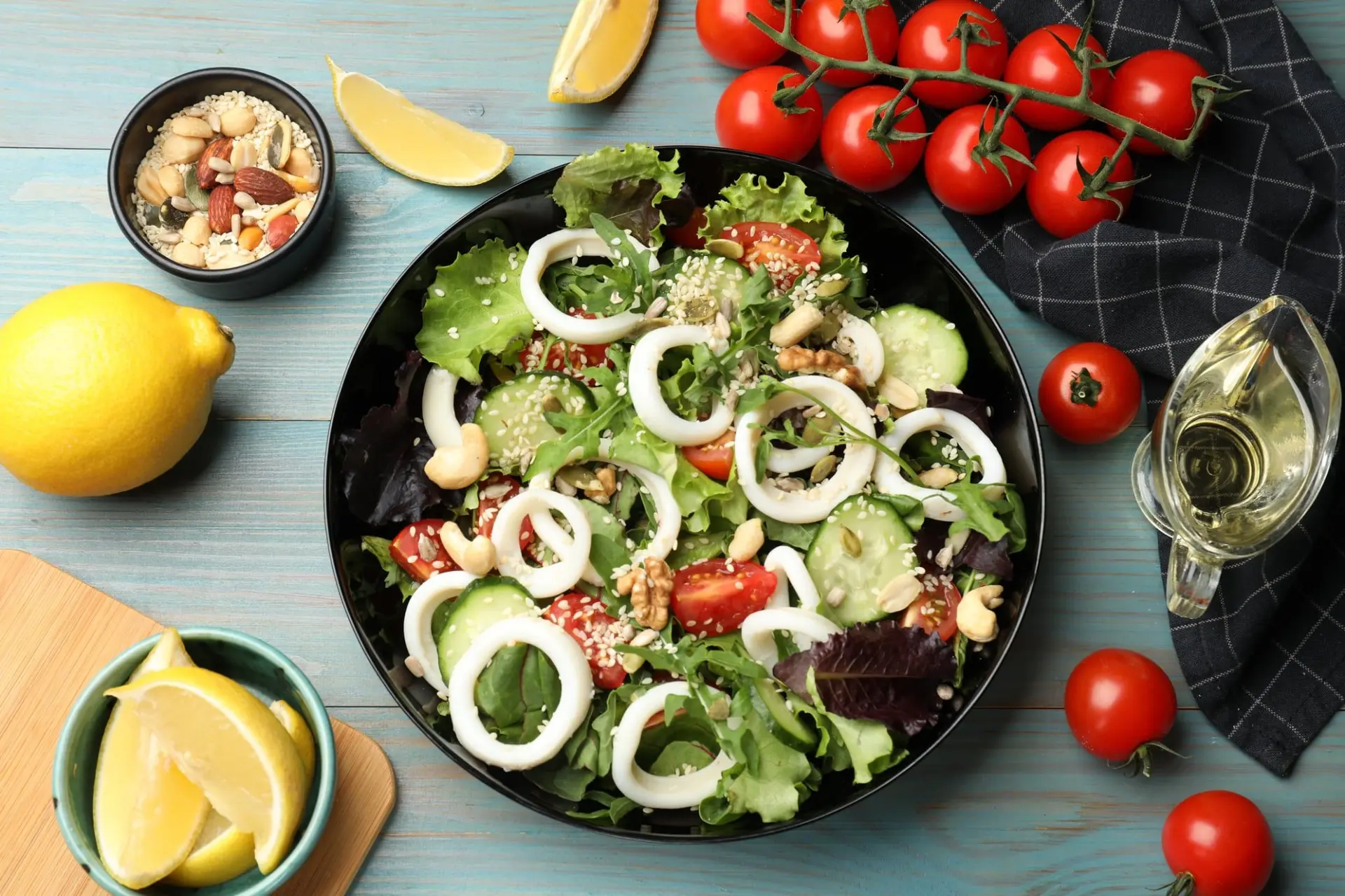 Salade de calmar
