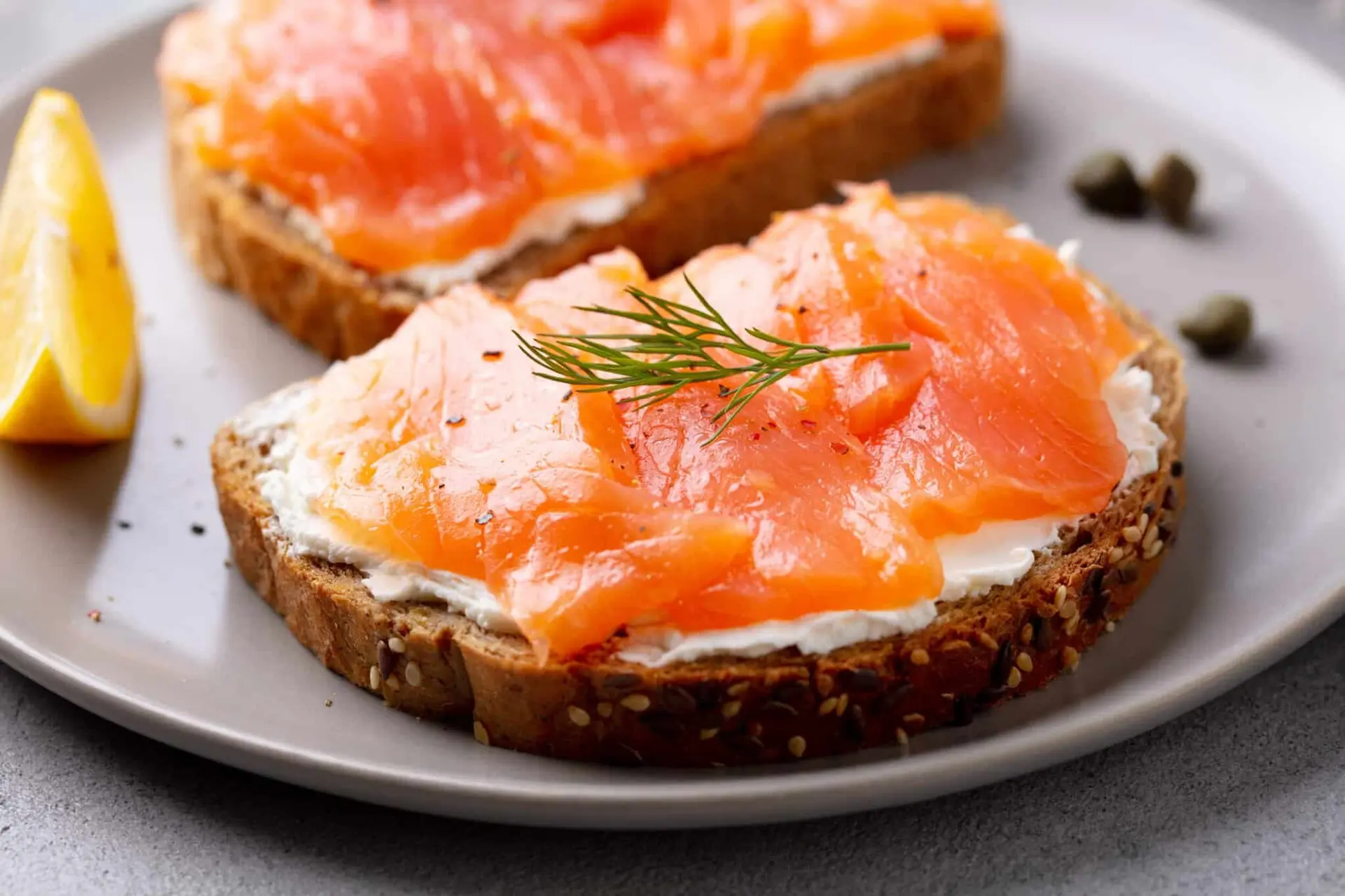 Recette toast saumon fumé au fromage frais