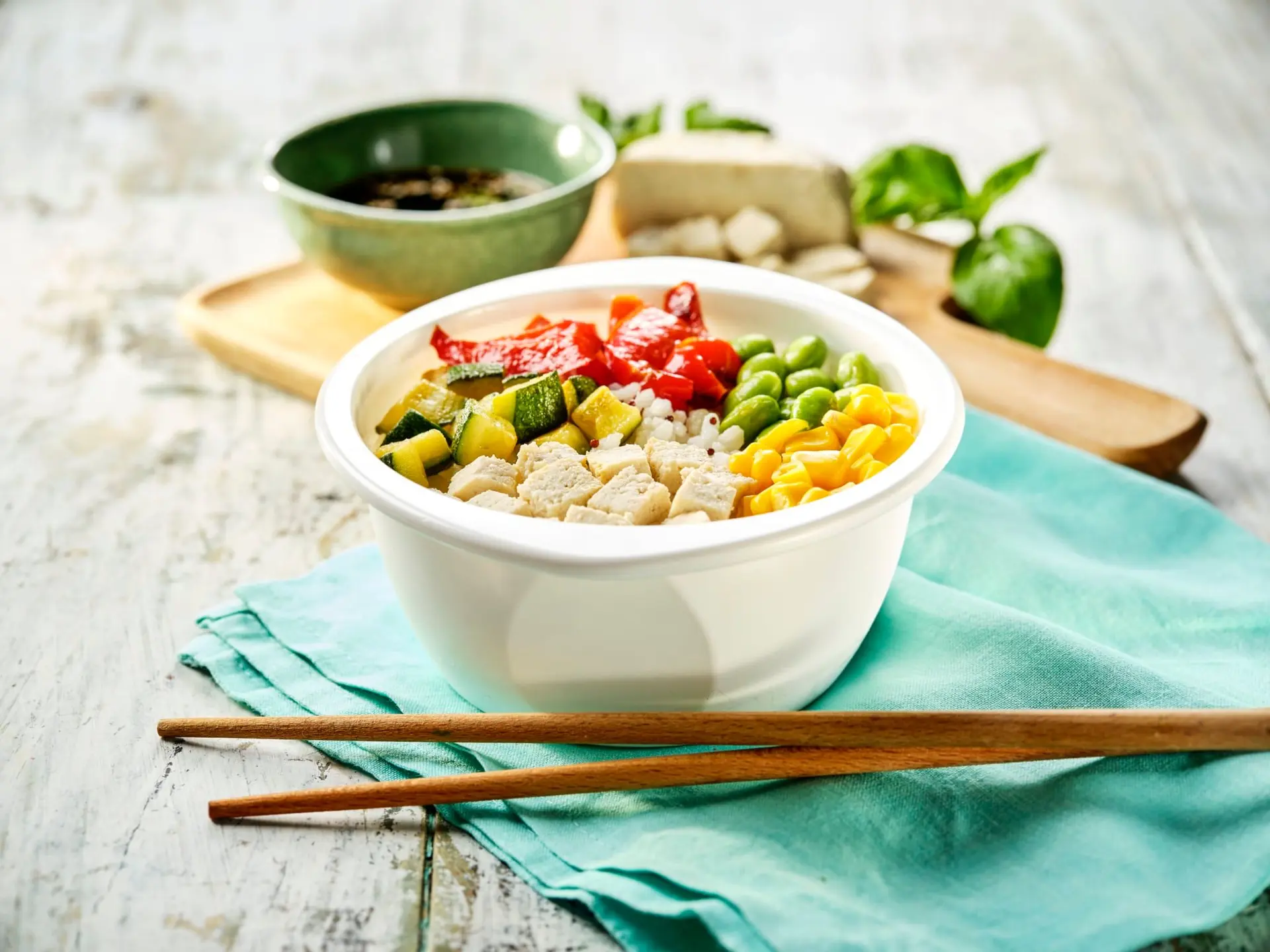 Poke bowl au tofu