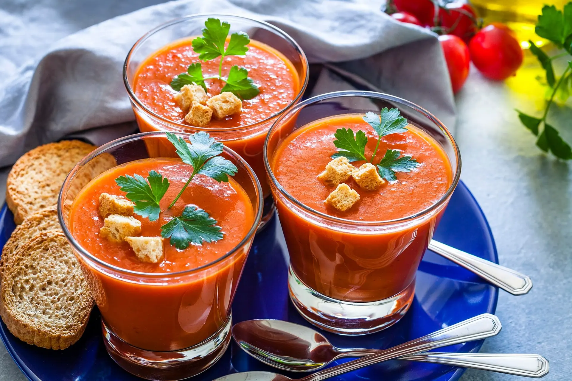 Recette gaspacho espagnol traditionnel