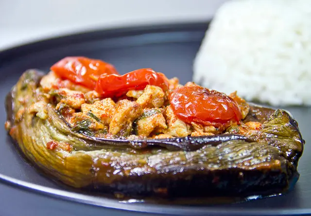 Recette courgettes farcies au poulet
