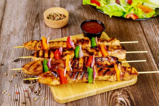 Recette brochettes de poulet grillé