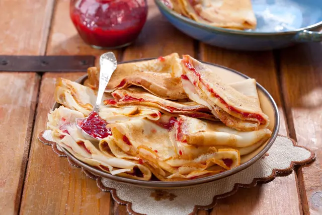 Recette crêpes à la fraise