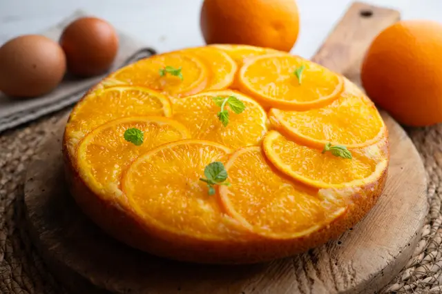Gâteau renversé à l'orange