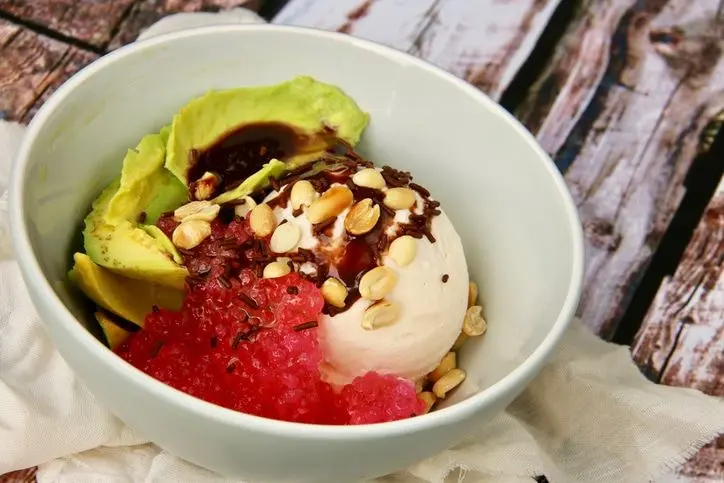 Es Podeng : sundae de crème glacée coco traditionnel de Jakarta