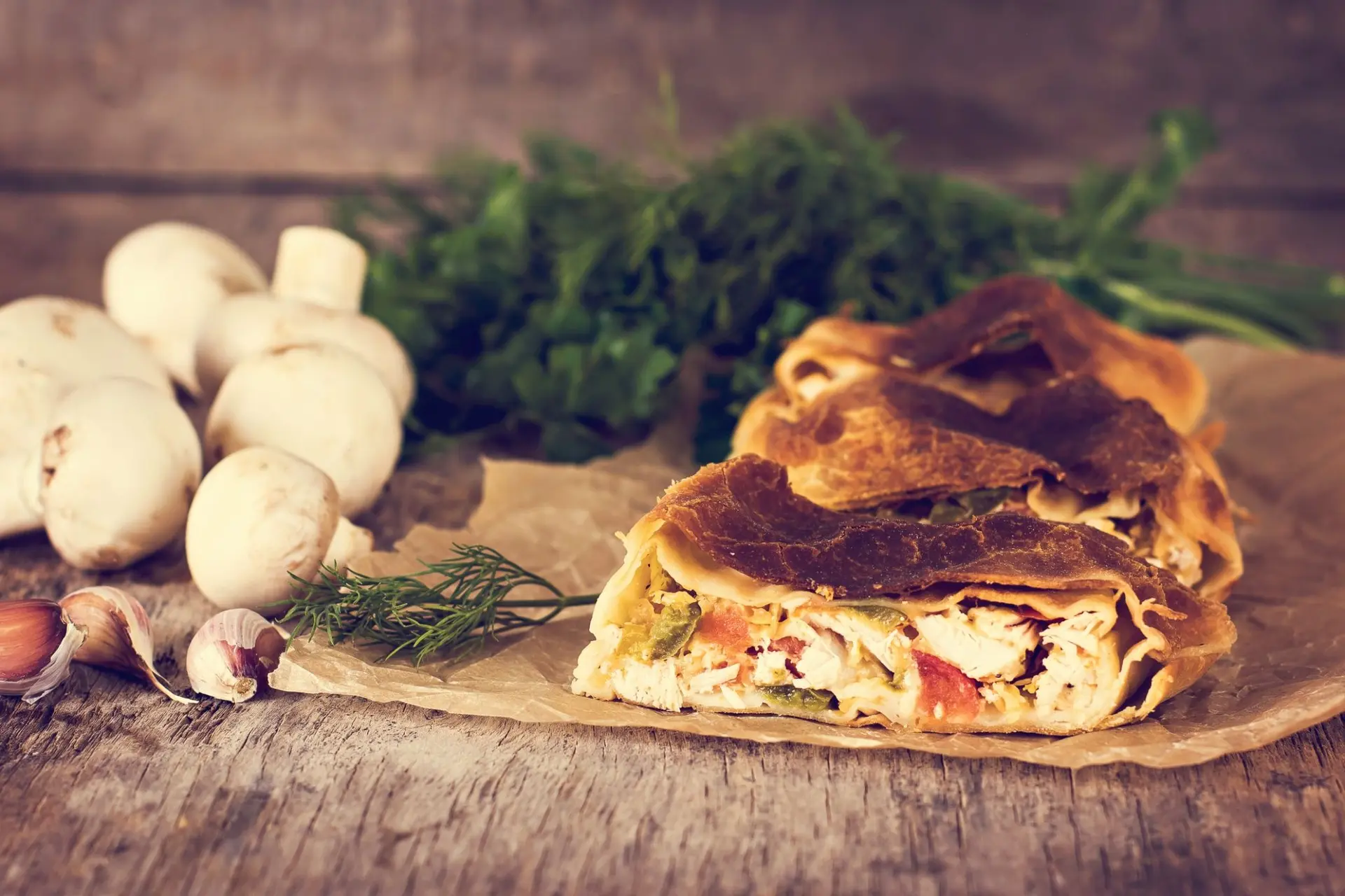 Strudel aux légumes