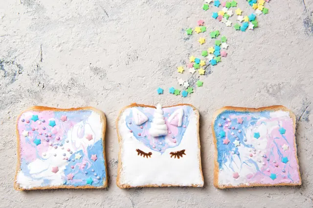 Toasts de licorne