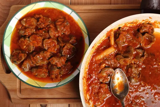 Ragoût de gésier de poulet