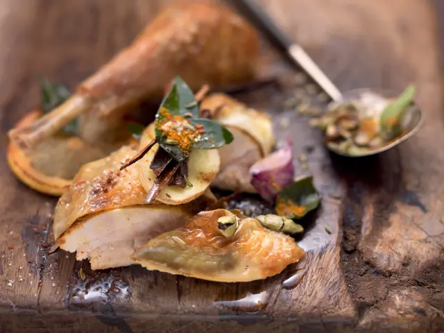 Poulet rôti indien à la cardamome et à la cannelle