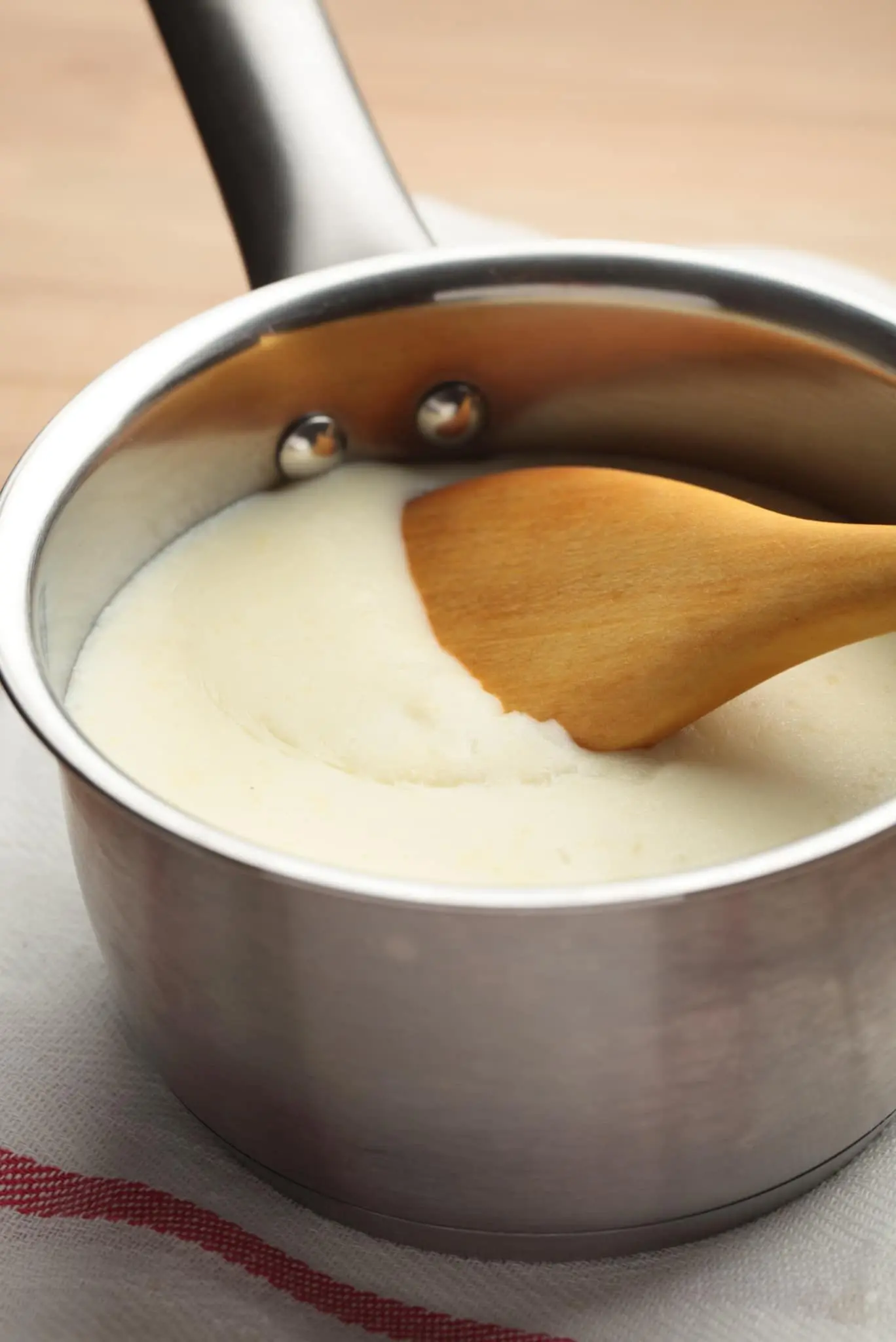 Sauce béchamel sans beurre