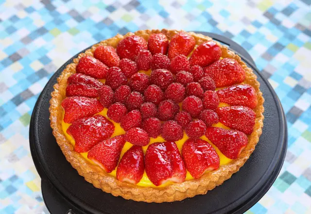 Recette tarte aux fraise crème patissière maison