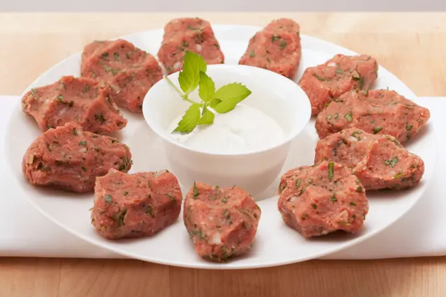 Kibbeh Nayeh (Tatar au boulgour libanais)