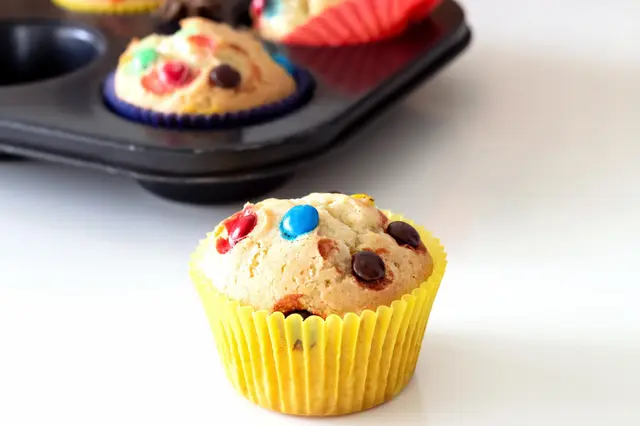 Muffins aux M&M's
