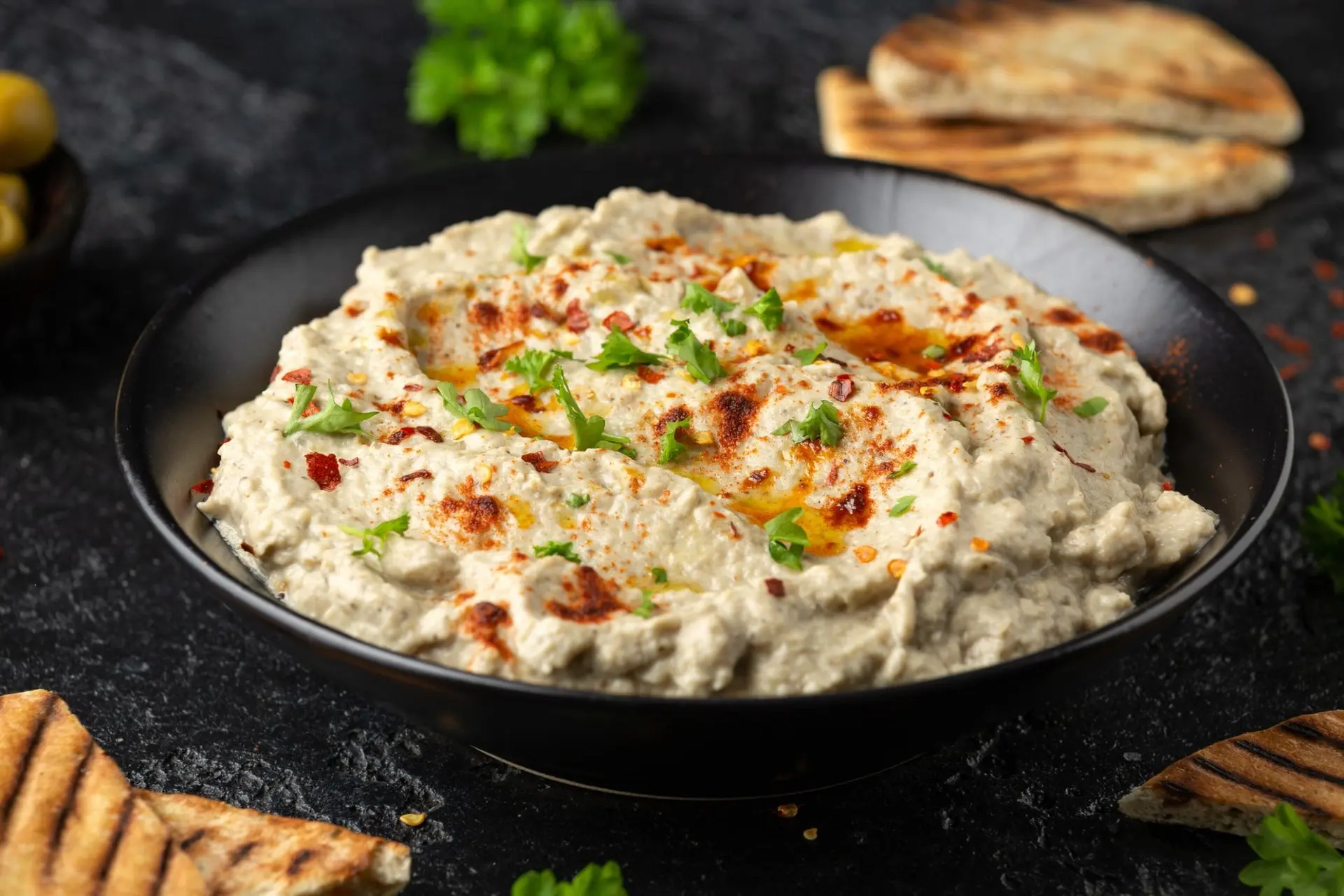 Recette baba ganoush aubergines