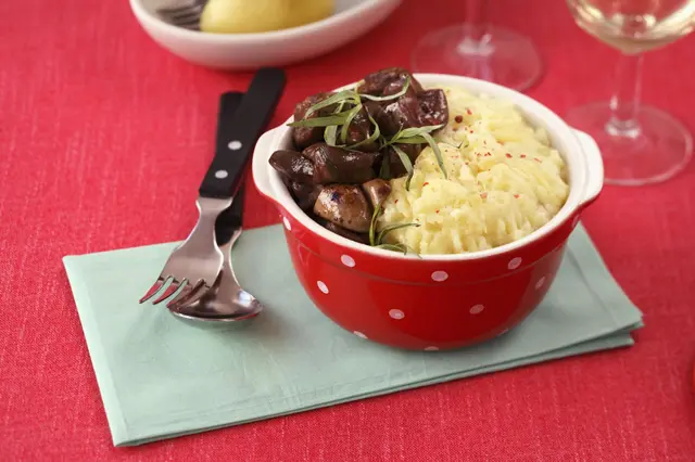 Rognons à la purée de pommes de terre