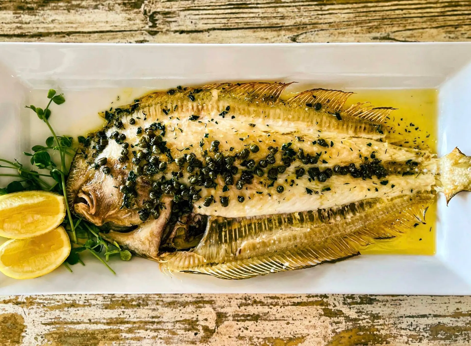 Recette sole au citron et câpres