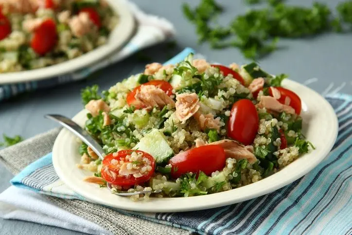Taboulé au saumon