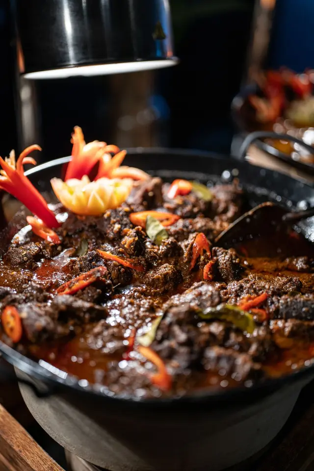 Boeuf rendang indonésien