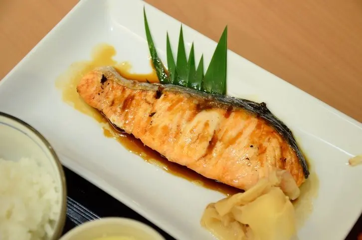 Darne de saumon à la japonaise