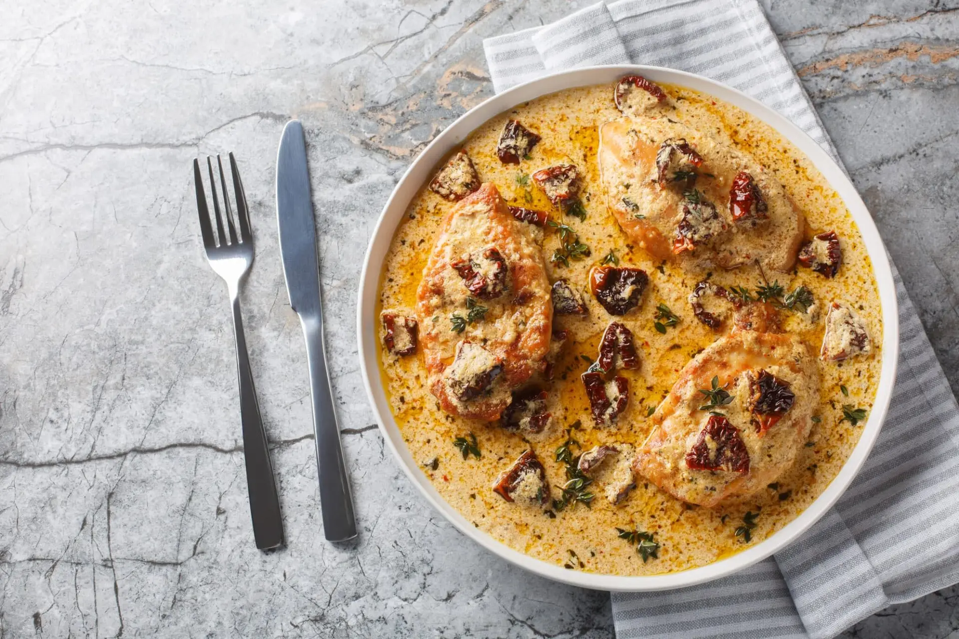 Recette poulet marry me