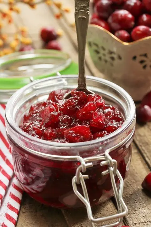 Gelée de canneberges facile