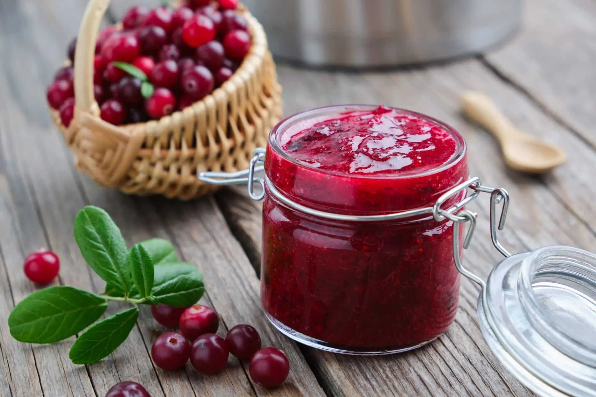 Confiture de canneberges