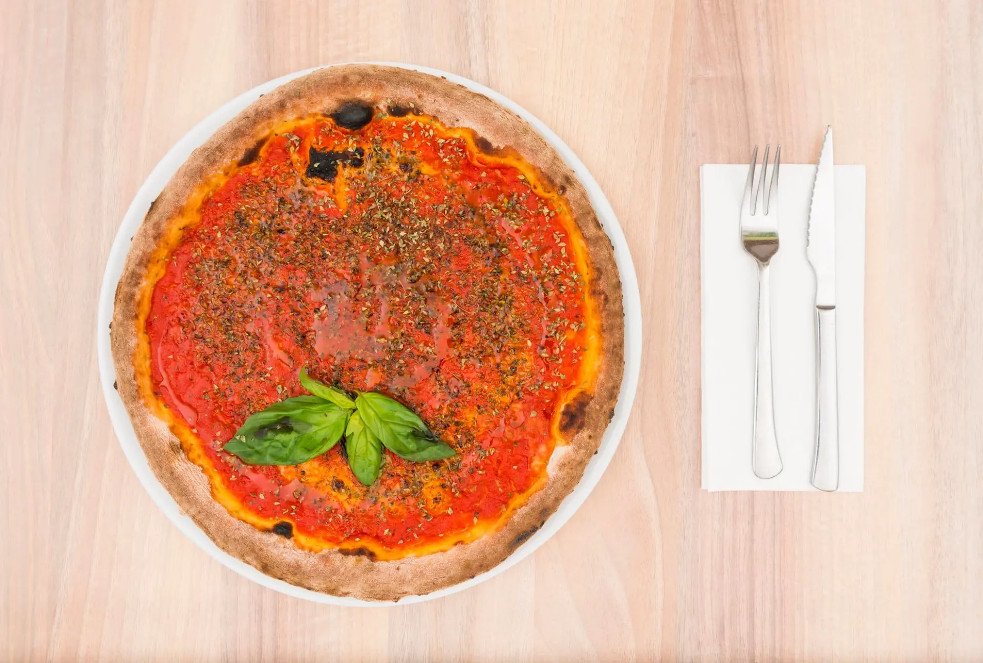 Recette de la pizza Marinara