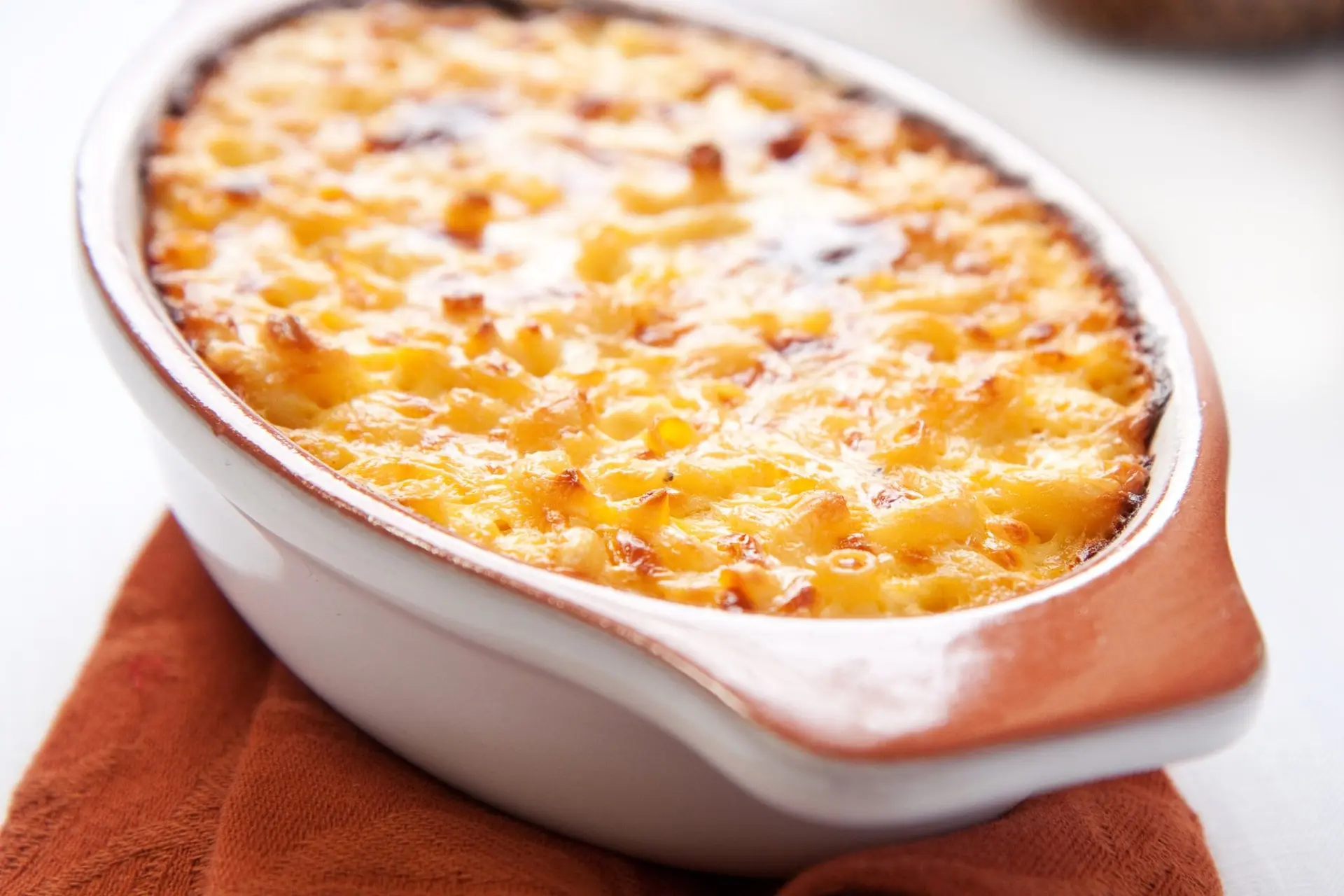 Recette gratin de macaronis au fromage