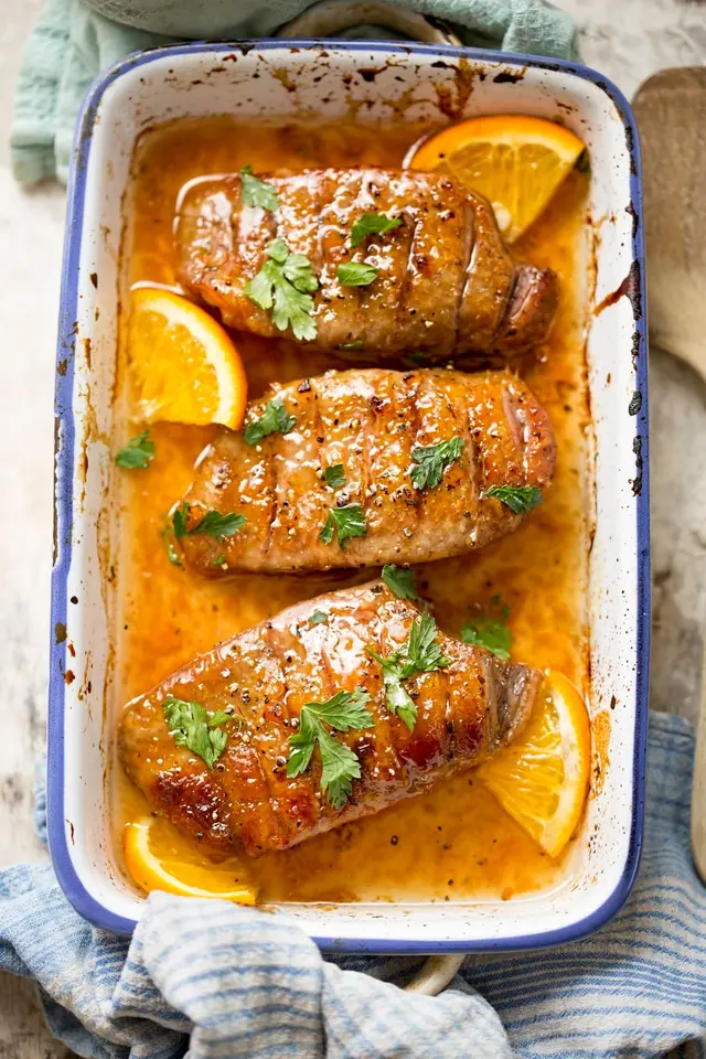 Recette magrets de canard à l'orange