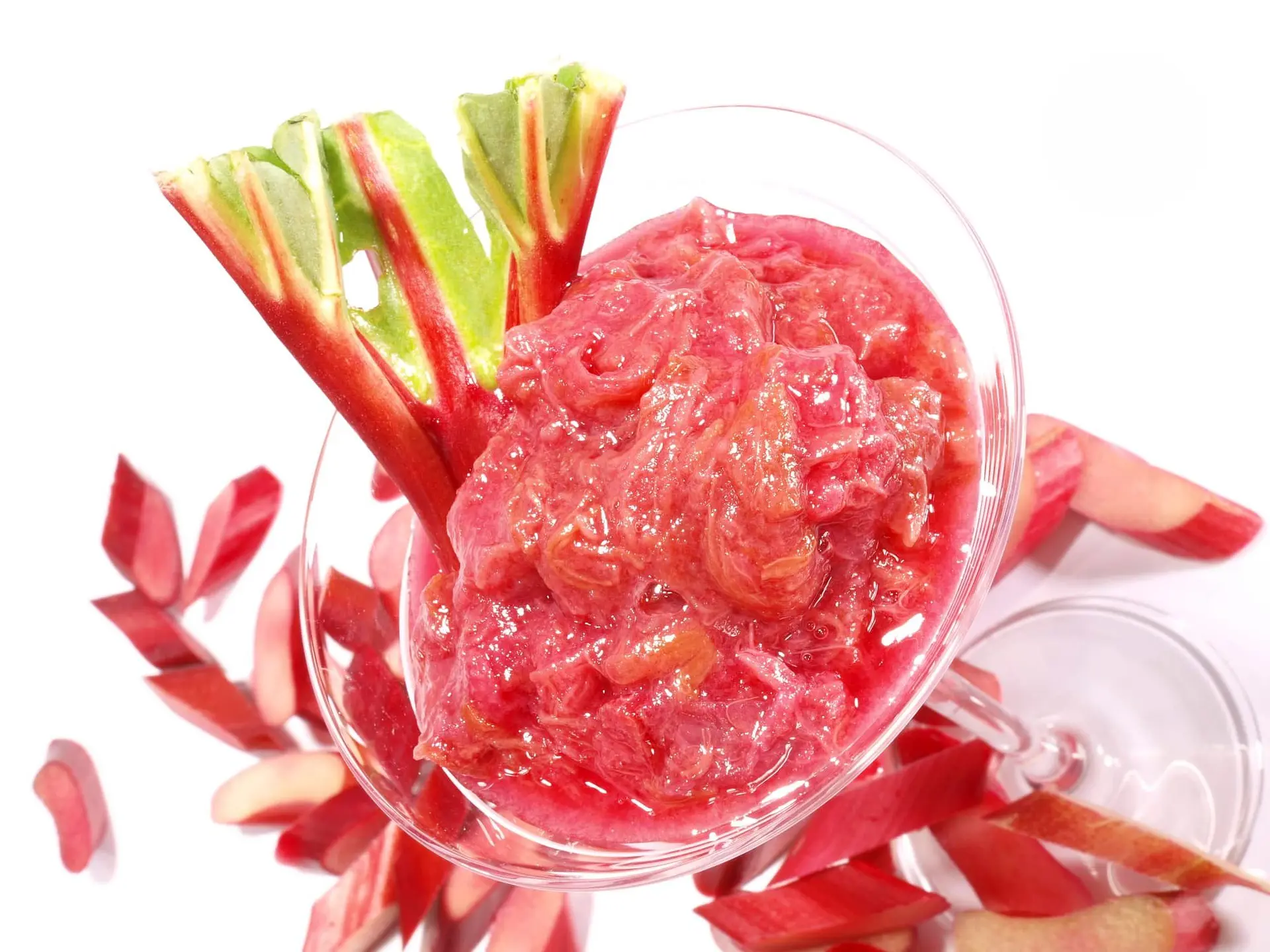 Compote de rhubarbe