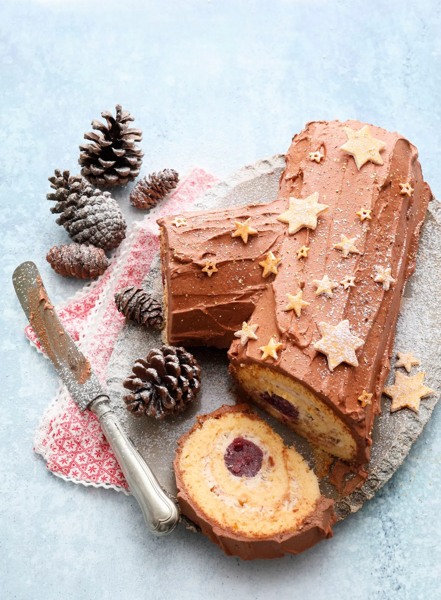 Bûche de Noël au chocolat