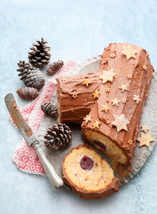 Bûche de Noël au chocolat