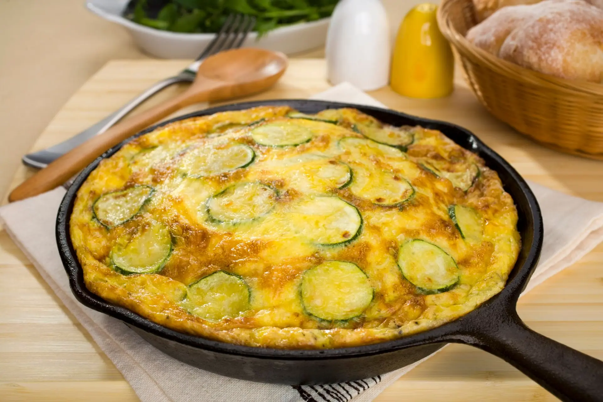 Frittata de courgettes