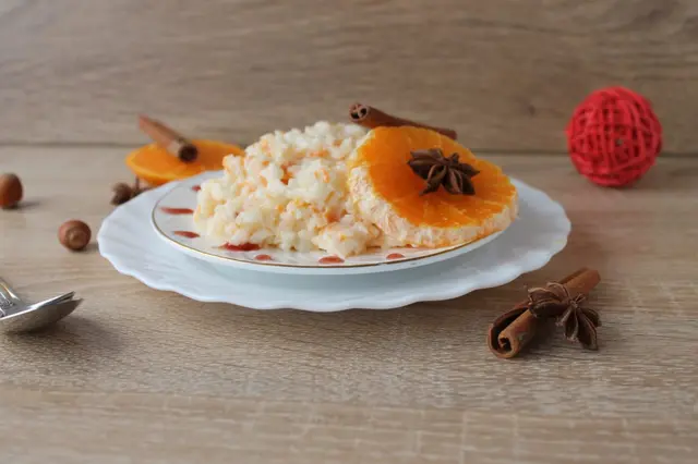 Riz au lait à la mandarine et aux épices