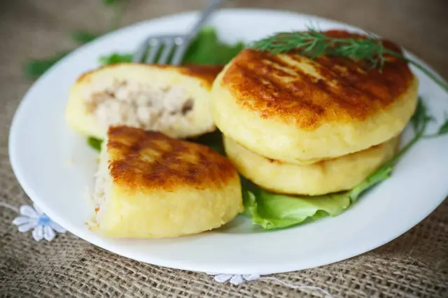 Recette galette de pomme de terre farcie à la viande