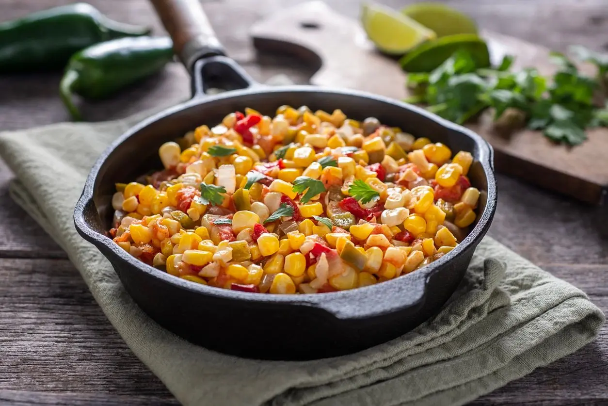 Recette easy corn salsa